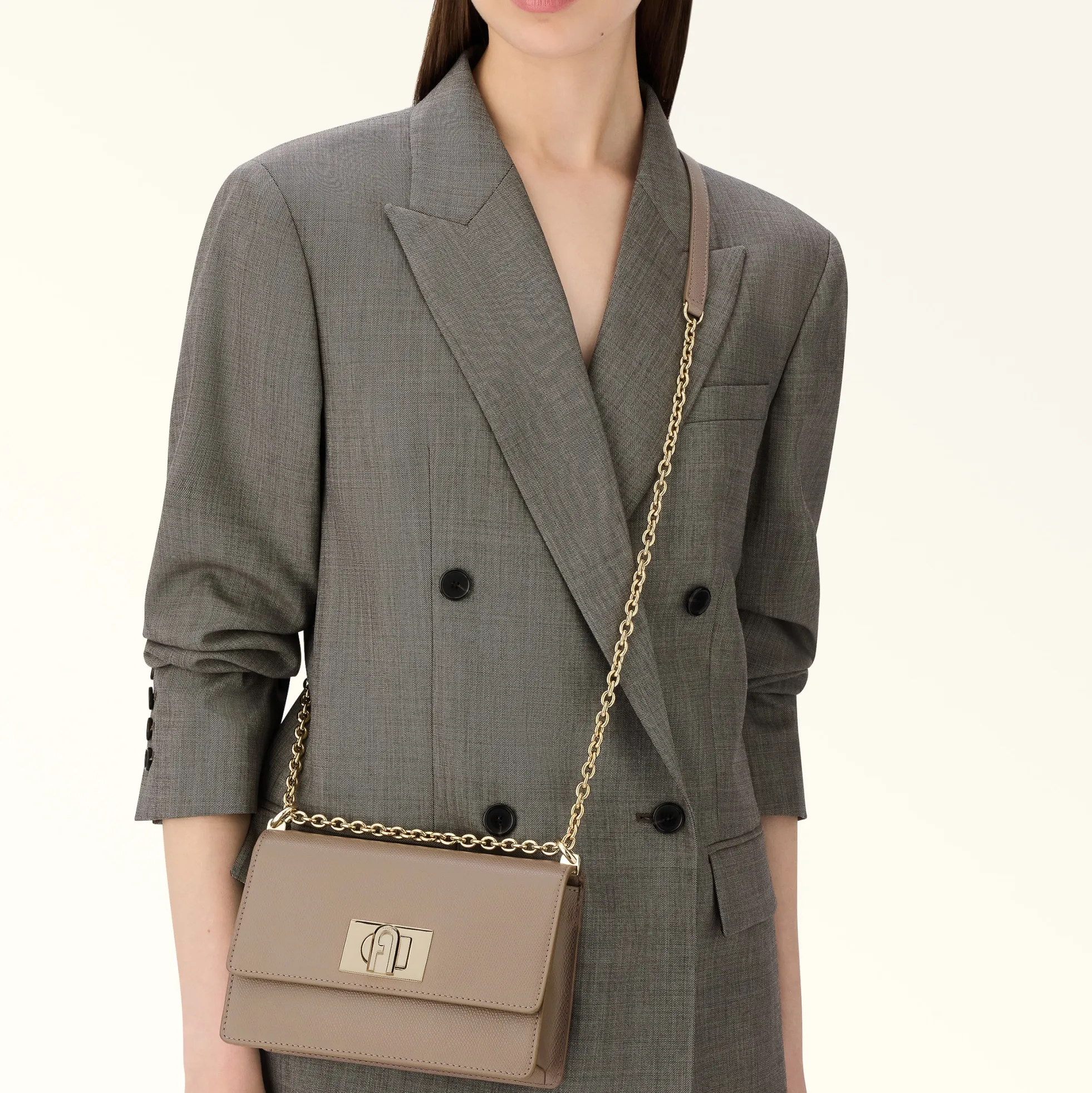 Furla Shoulder Bags|Crossbodies<1927 Crossbody MINI stucco gray