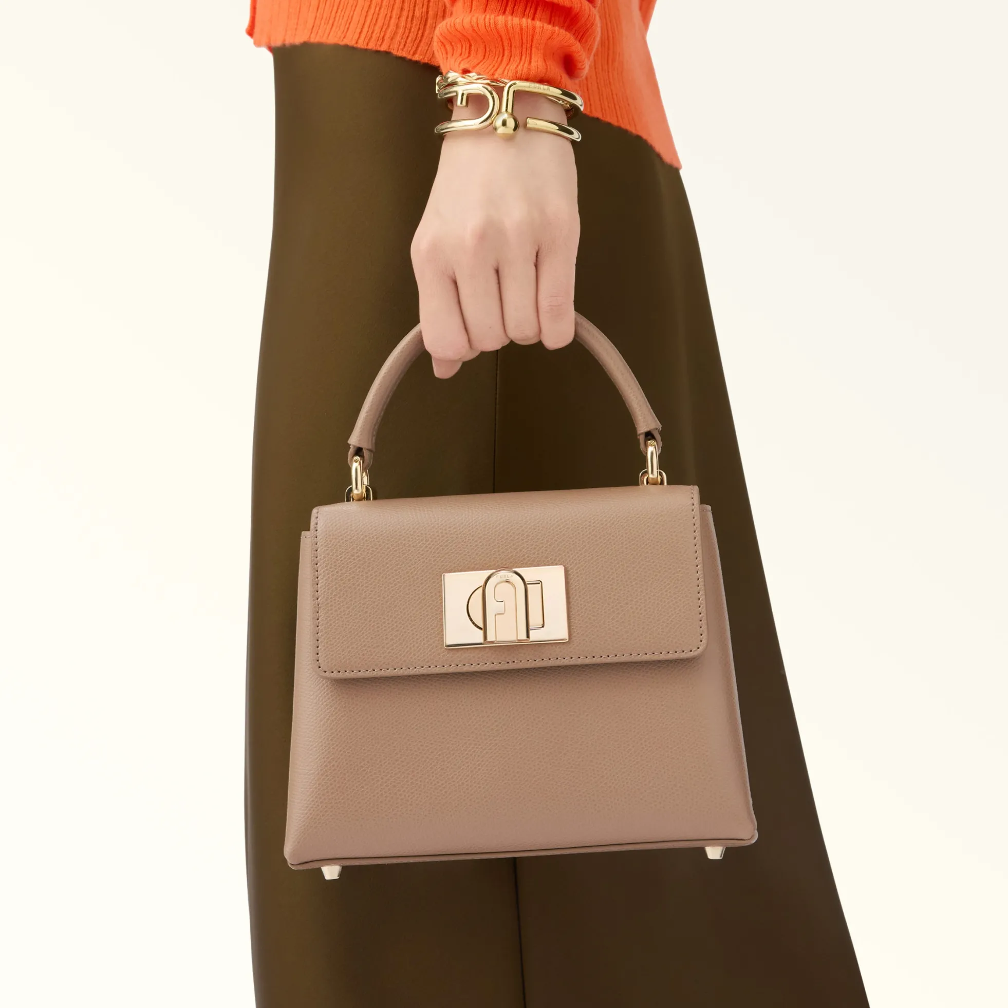 Furla Crossbodies|Furla 1927<1927 Top Handle MINI greige