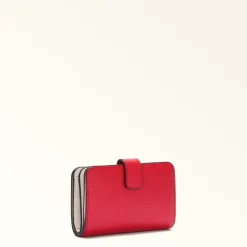 Furla Small Wallets|Wallets<Camelia Compact Wallet M ruby+corolla int.