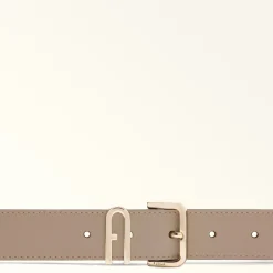Furla Belts|Belts<Camelia Fixed Belt stucco gray