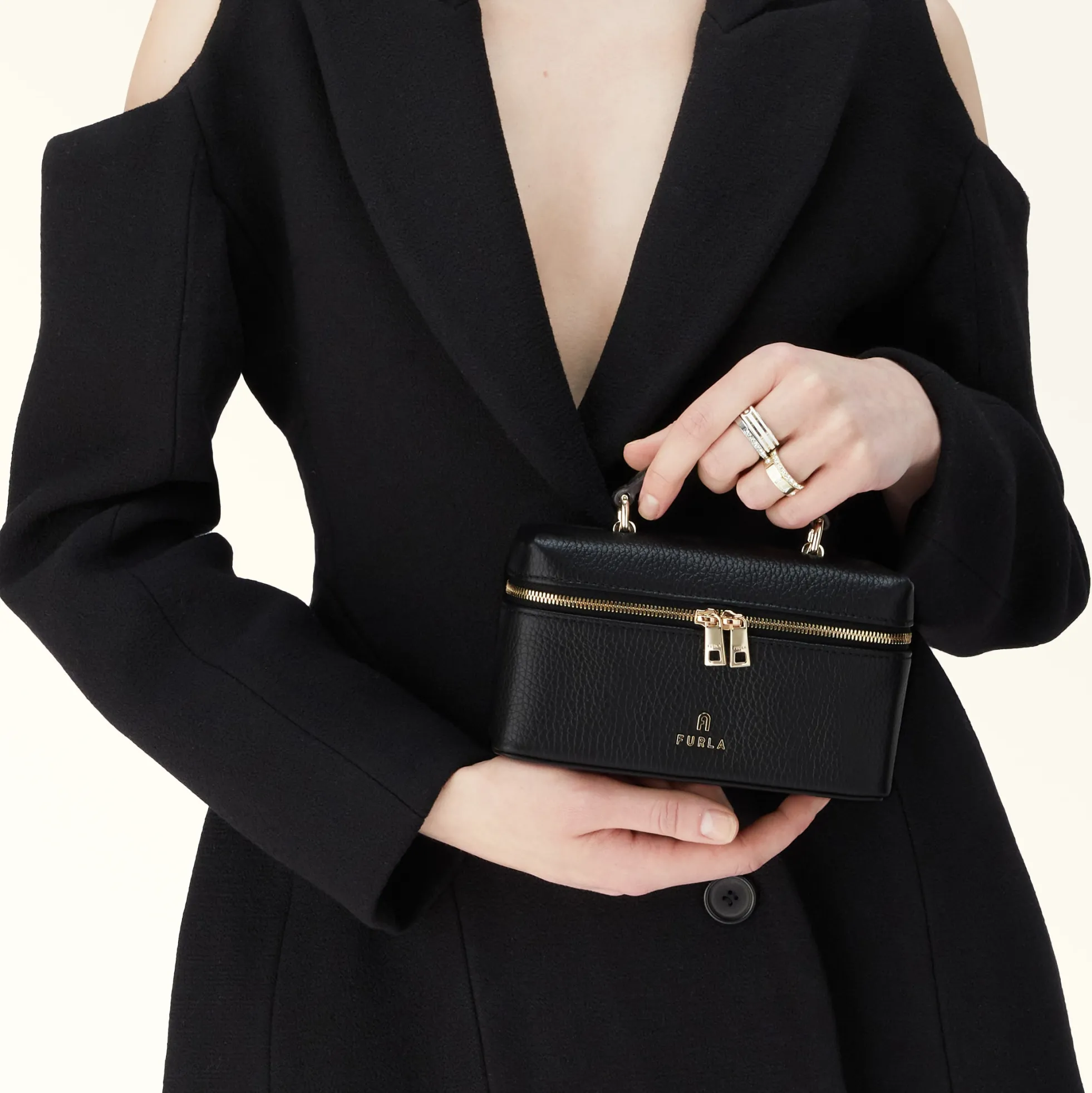 Furla Mini Bags And Pouches|Mini Bags And Pouches<Camelia Mini Bag nero