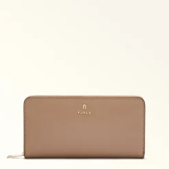 Furla Large Wallets|Wallets<Camelia Zip Around XL greige