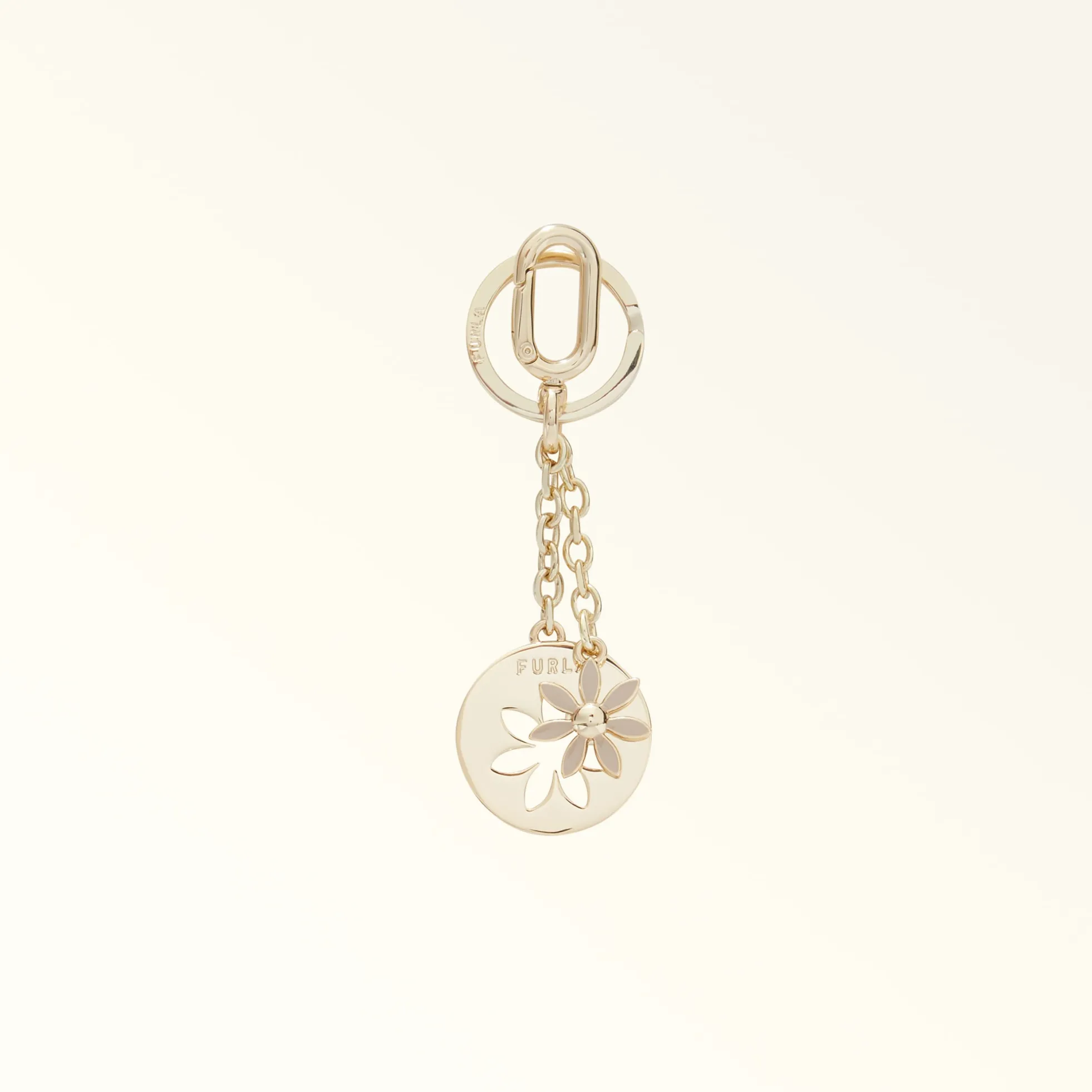 Furla Keyrings|Keyrings<Crystal Keyring vaniglia
