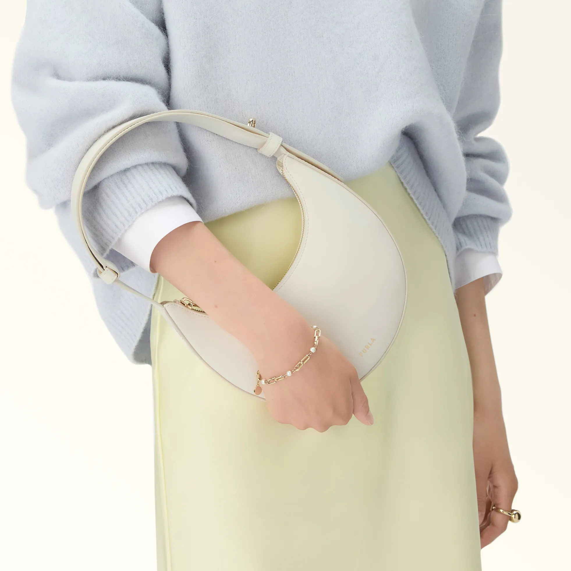 Furla Mini Bags And Pouches|Mini Bags And Pouches<Delizia Mini Bag panna