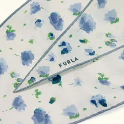 Furla Scarves<Diamante Scarf denim