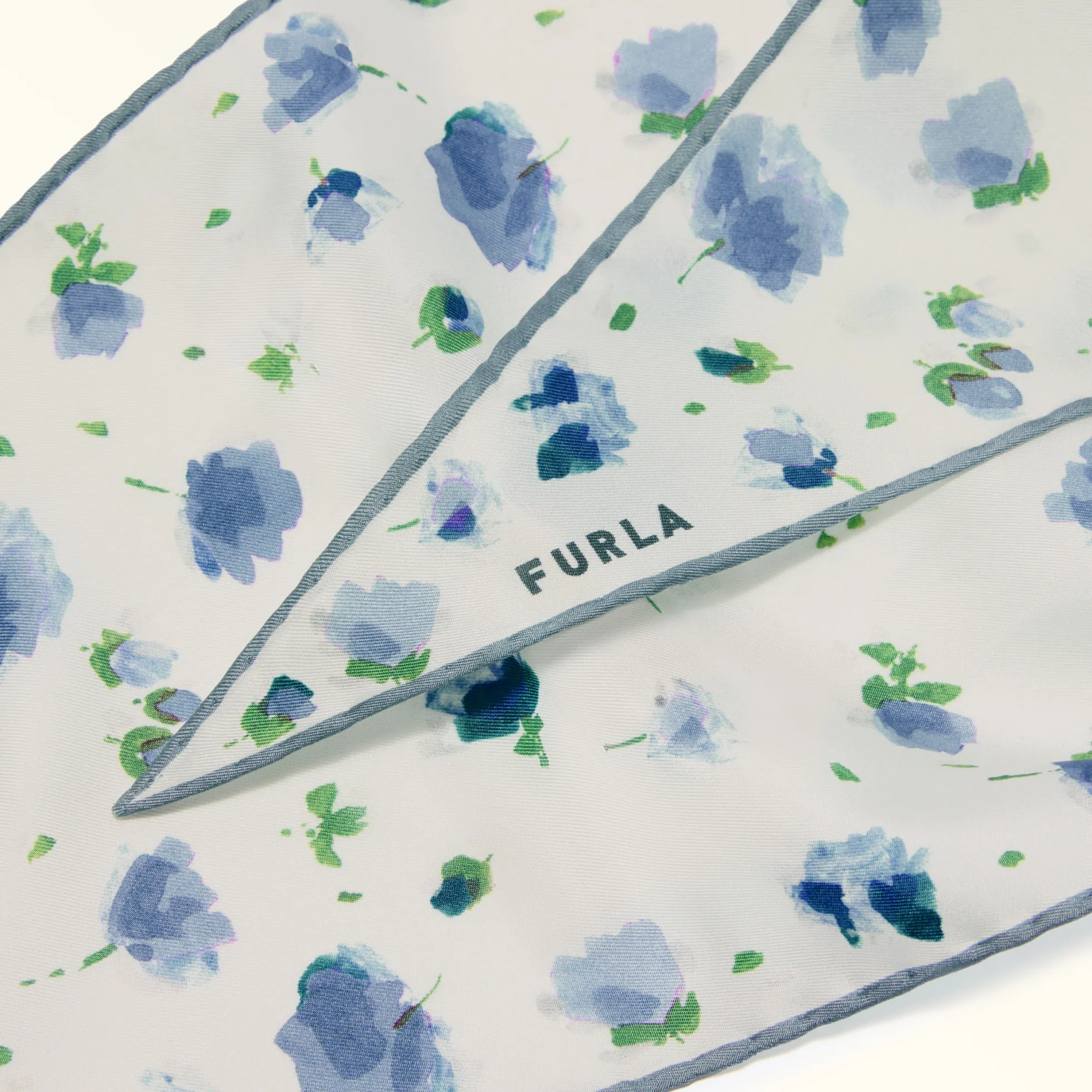 Furla Scarves<Diamante Scarf denim