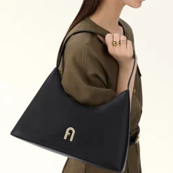 Furla Shoulder Bags|The Black Bag Edit<Diamante Shoulder Bag S nero