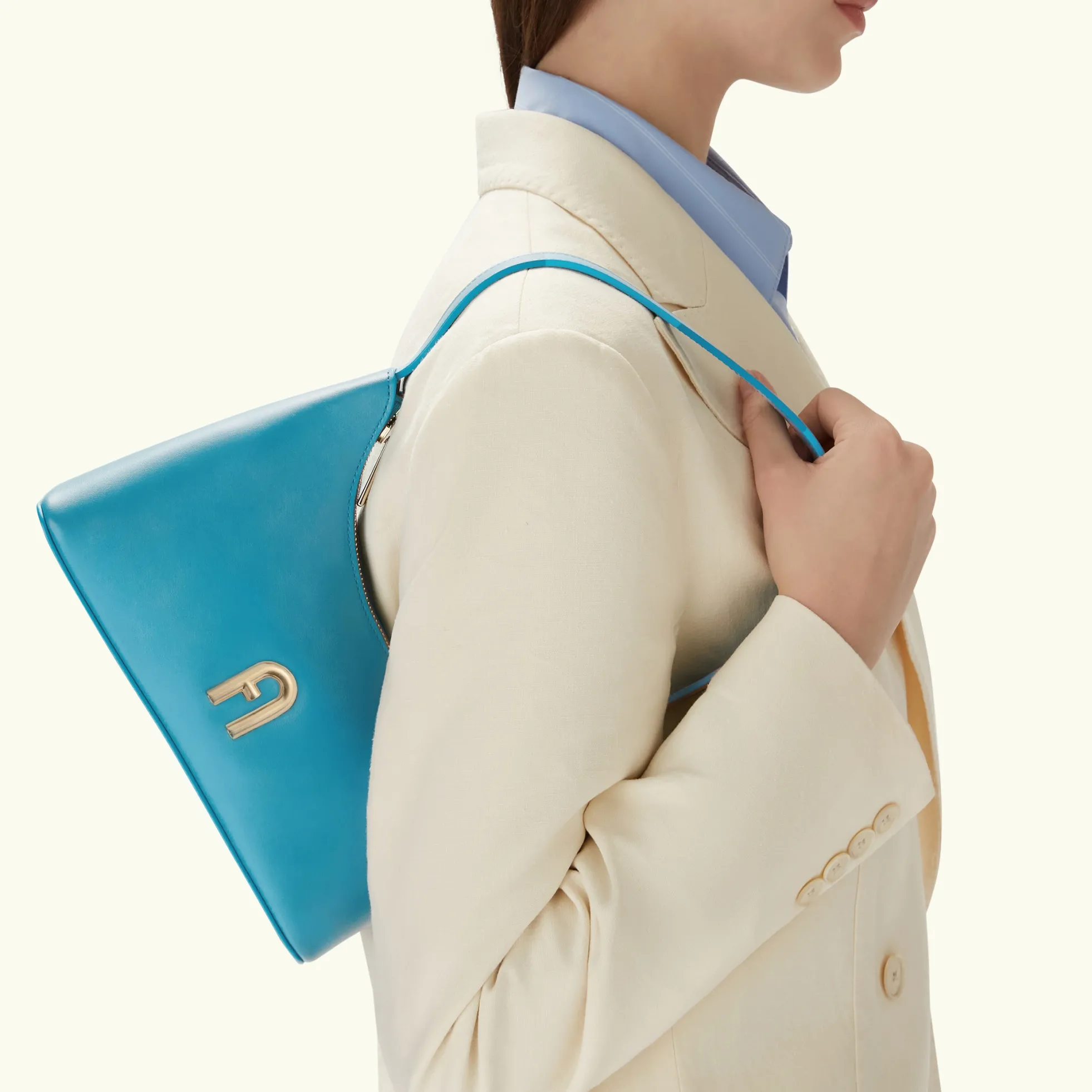 Furla Shoulder Bags<Diamante Shoulder Bag MINI turchese a