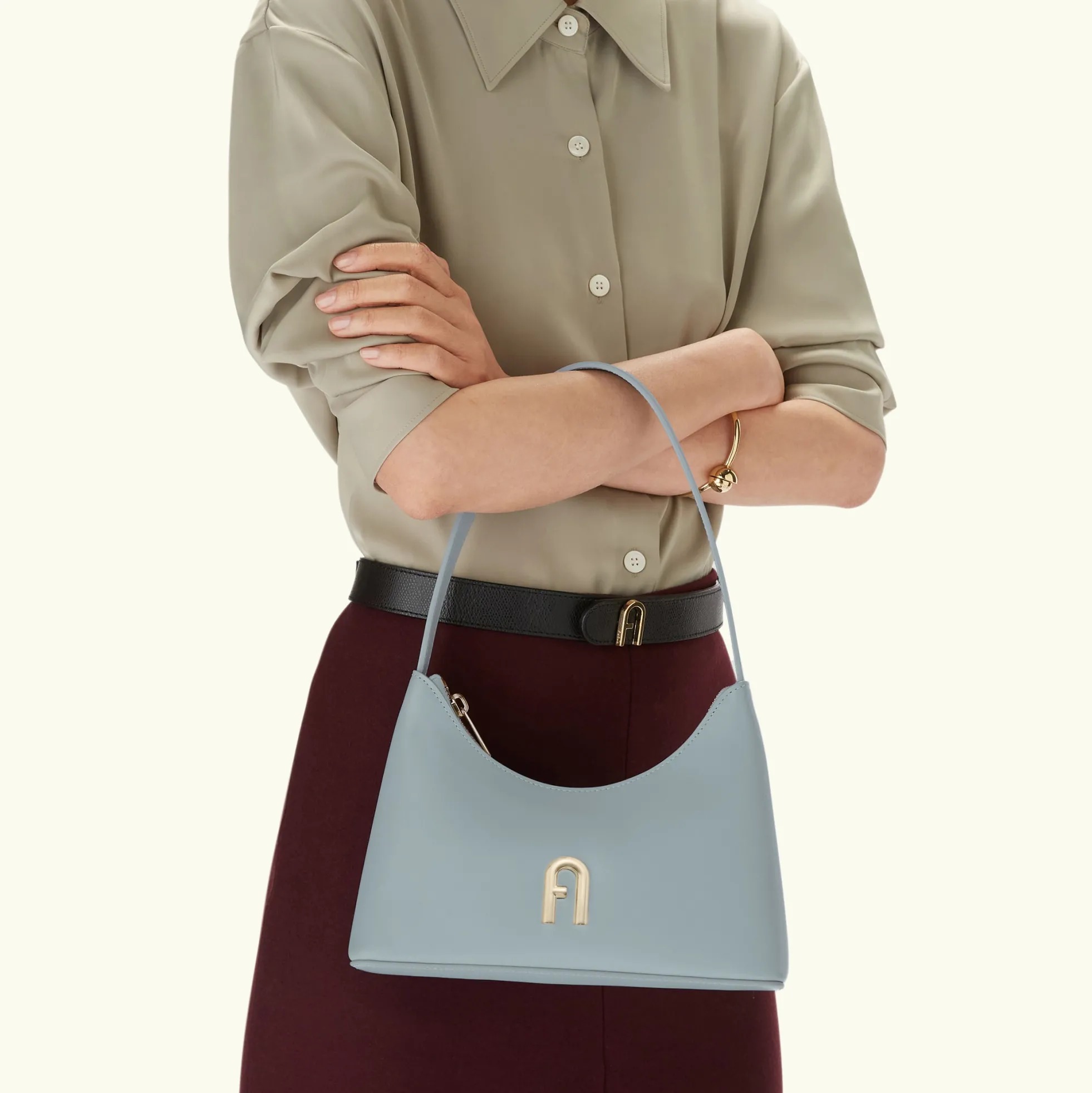Furla Shoulder Bags<Diamante Shoulder Bag MINI nuvola