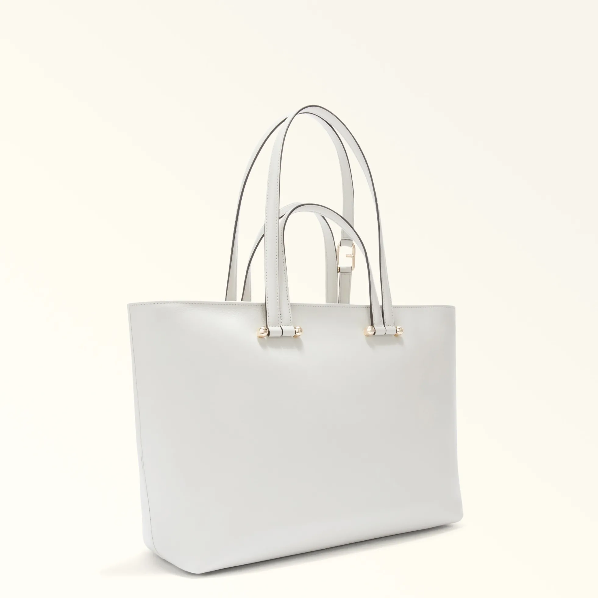Furla Shoulder Bags|Totes<Duetto Tote L marshmallow+grigio int.
