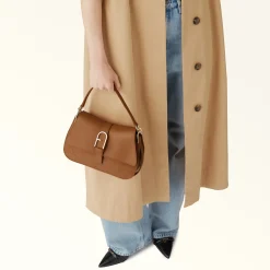 Furla Top Handles|Crossbodies<Flow Top Handle M brandy