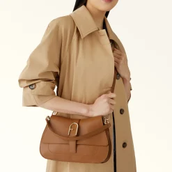Furla Top Handles|Crossbodies<Flow Top Handle M brandy