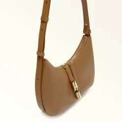 Furla Shoulder Bags|Furla Goccia<Goccia Shoulder Bag S deserto