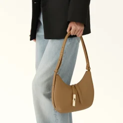 Furla Shoulder Bags|Furla Goccia<Goccia Shoulder Bag S deserto