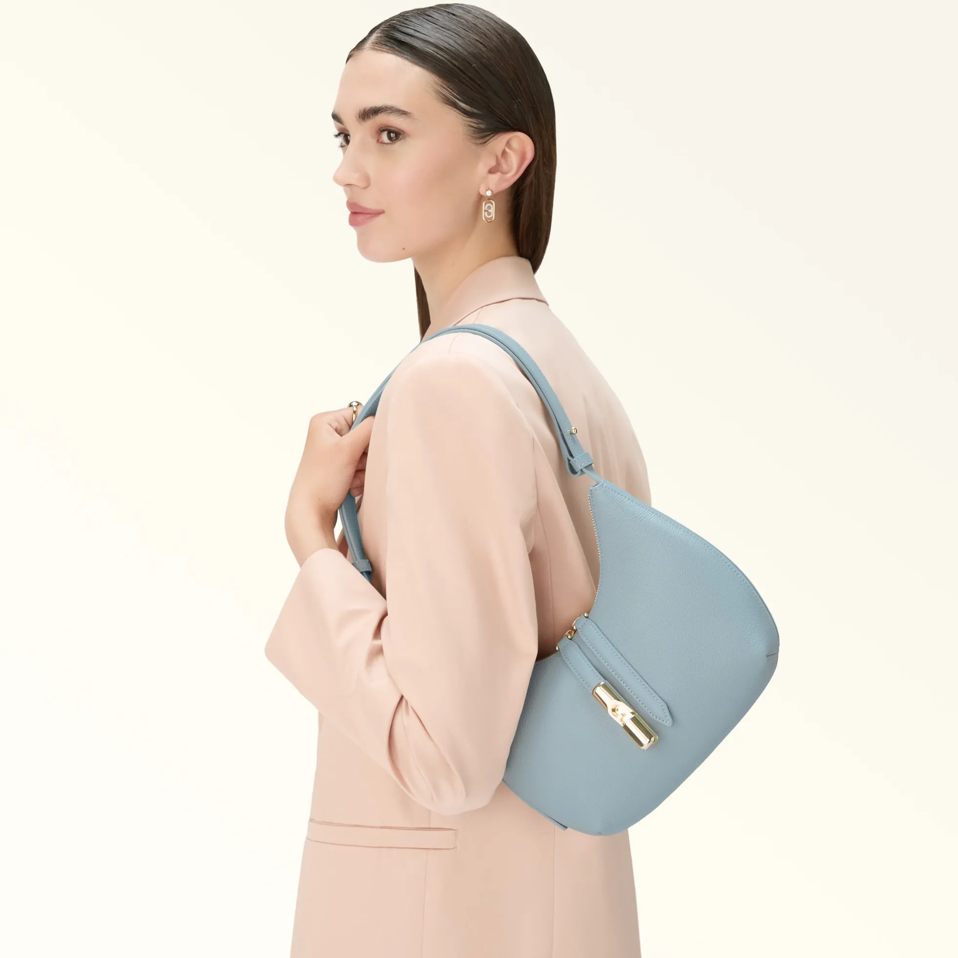 Furla Shoulder Bags|Furla Goccia<Goccia Shoulder Bag S cirro