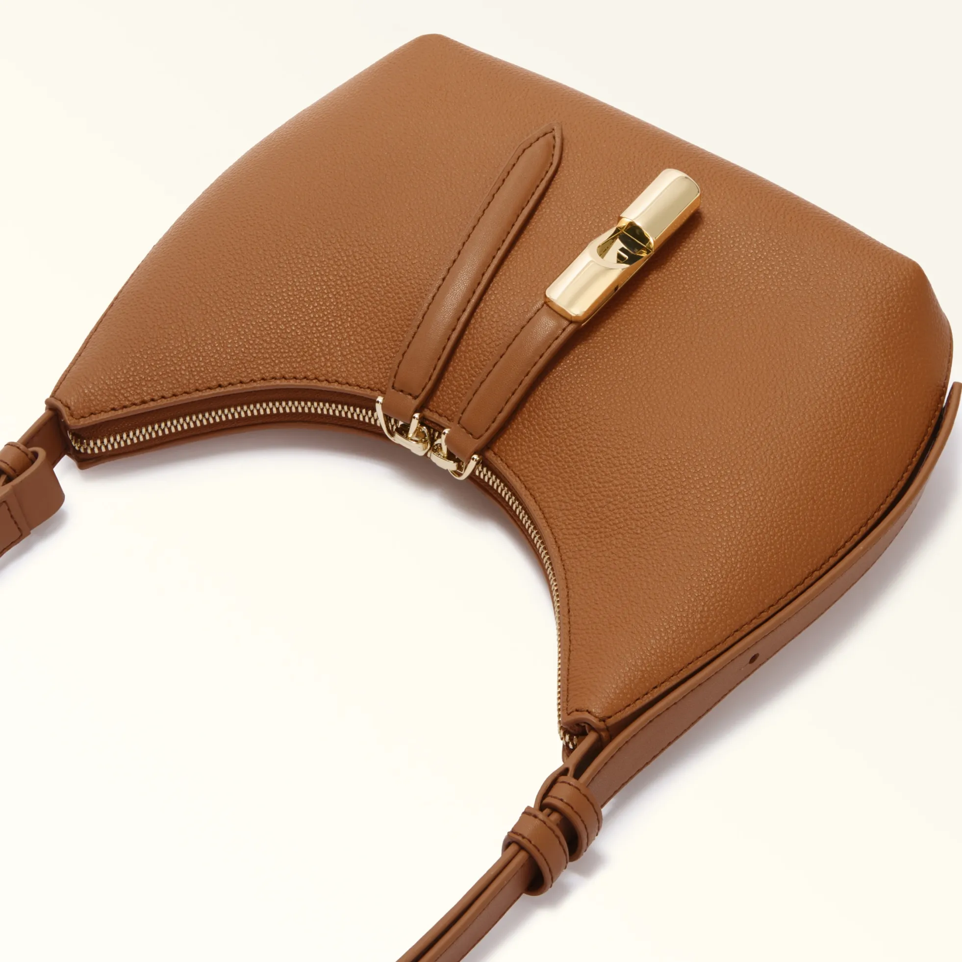 Furla Shoulder Bags|Furla Goccia<Goccia Shoulder Bag S brandy