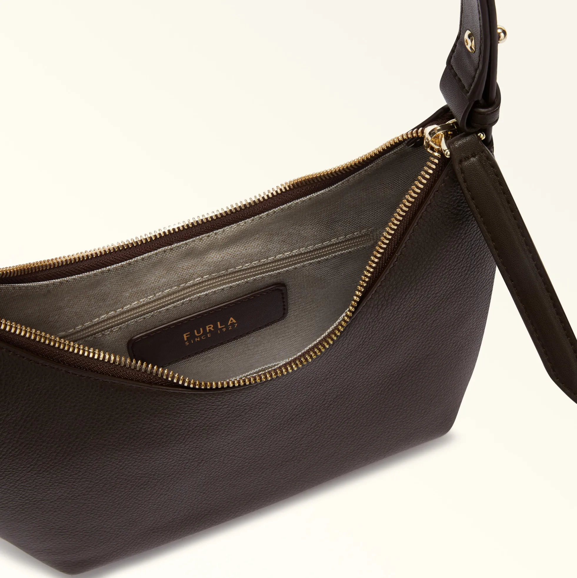 Furla Shoulder Bags|Furla Goccia<Goccia Shoulder Bag S cioccolato