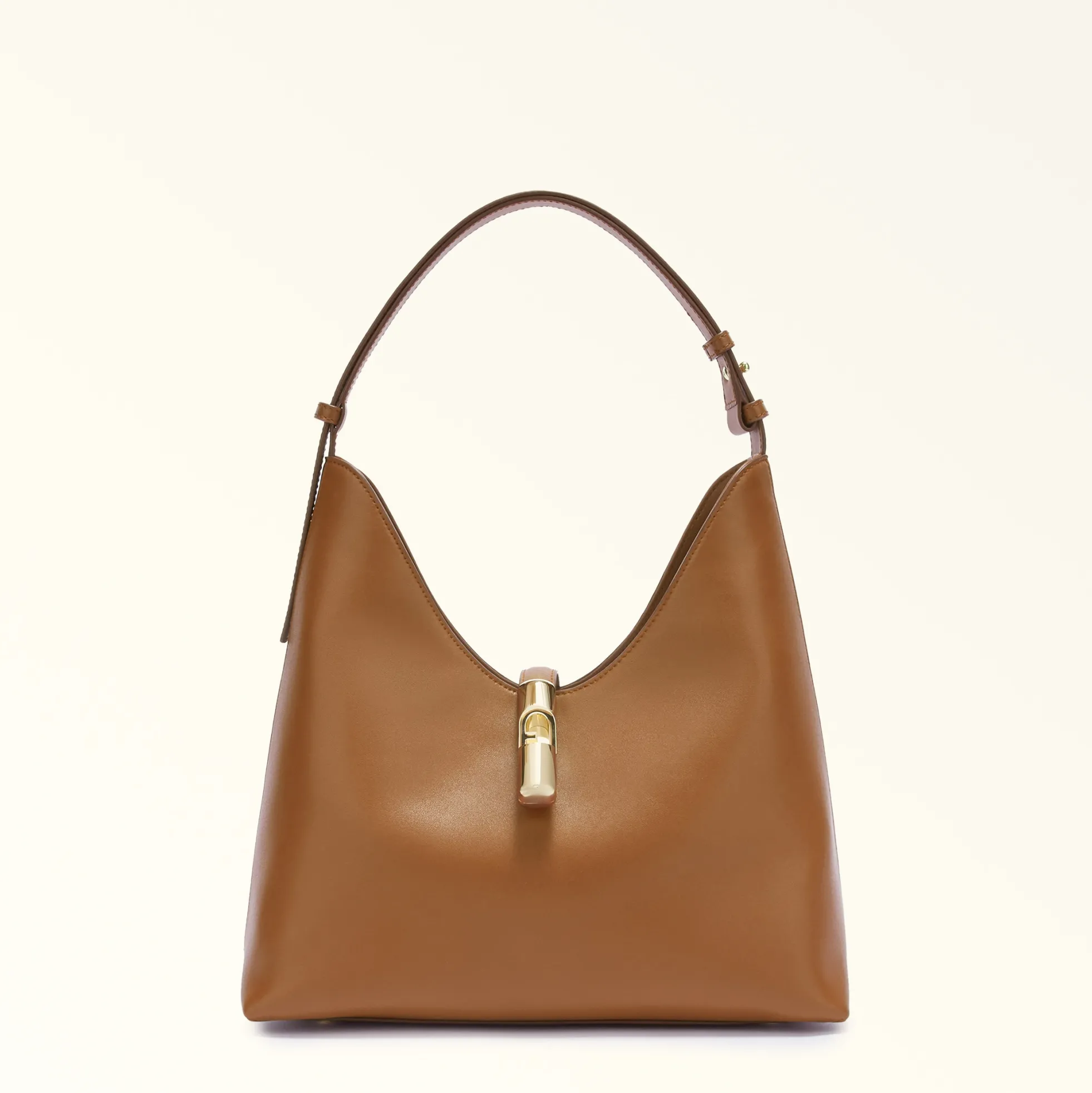Furla Shoulder Bags|Furla Goccia<Goccia Shoulder Bag M brandy