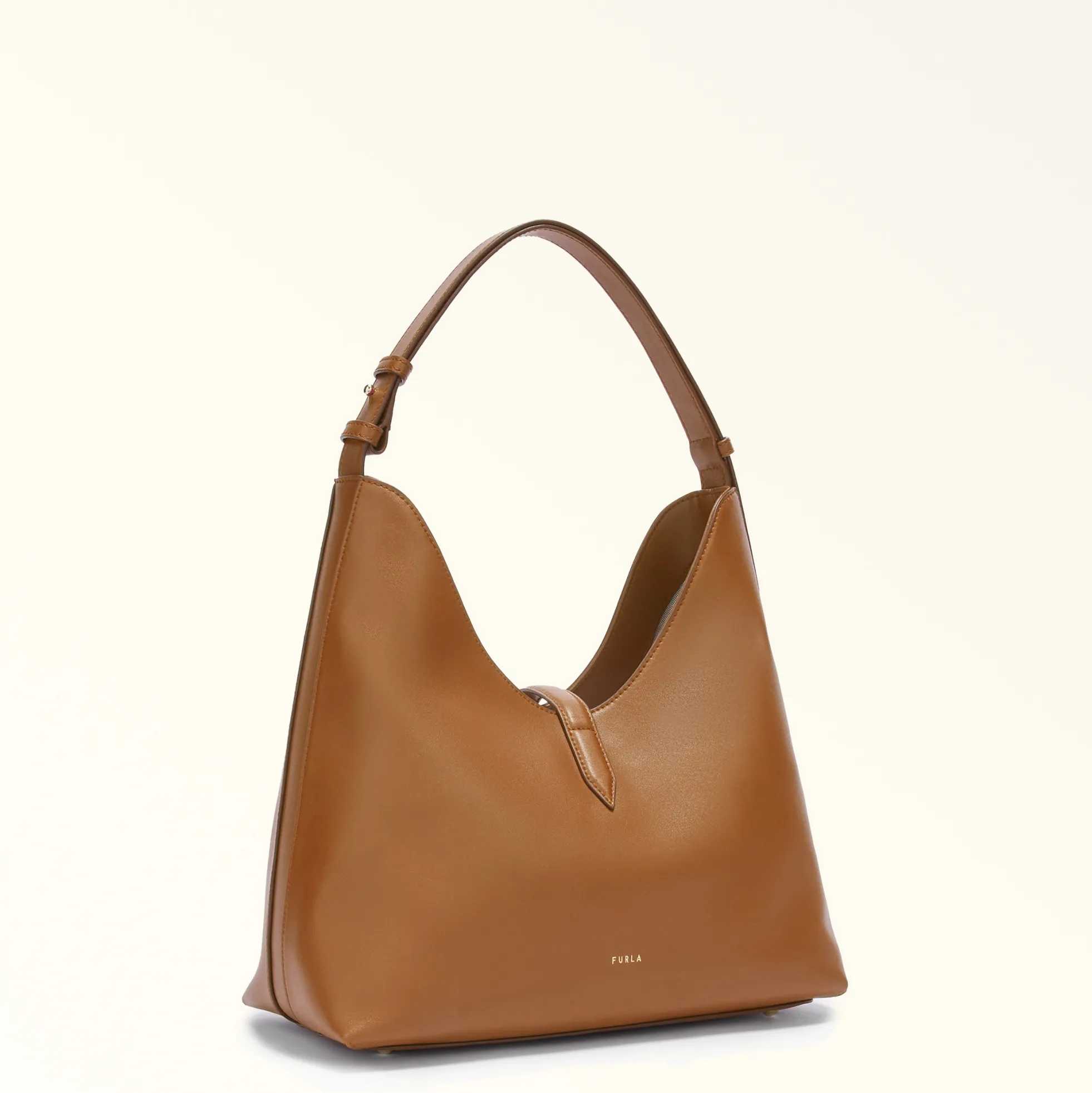 Furla Shoulder Bags|Furla Goccia<Goccia Shoulder Bag M brandy