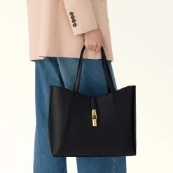 Furla Totes|Furla Goccia<Goccia Tote L nero