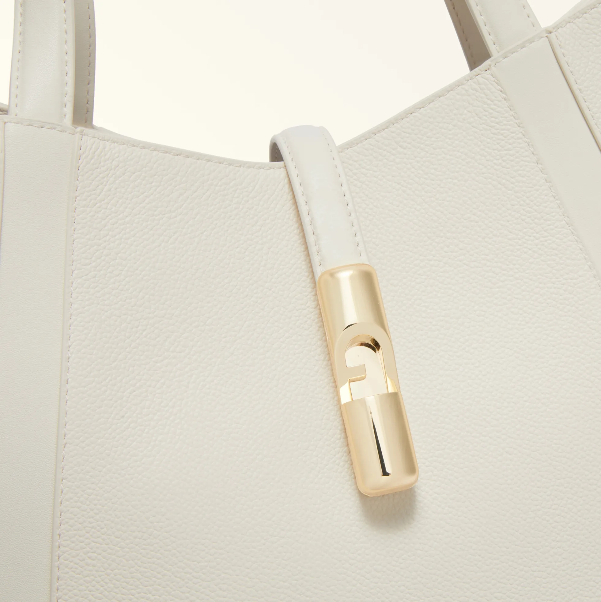 Furla Totes|Furla Goccia<Goccia Tote L panna