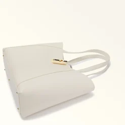 Furla Totes|Furla Goccia<Goccia Tote L panna