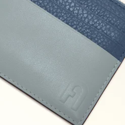 Furla Card Holders|Wallets<Grazia Card Case S denim+nuvola+panna