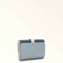Furla Small Wallets|Wallets<Grazia Compact Wallet M denim+nuvola+panna