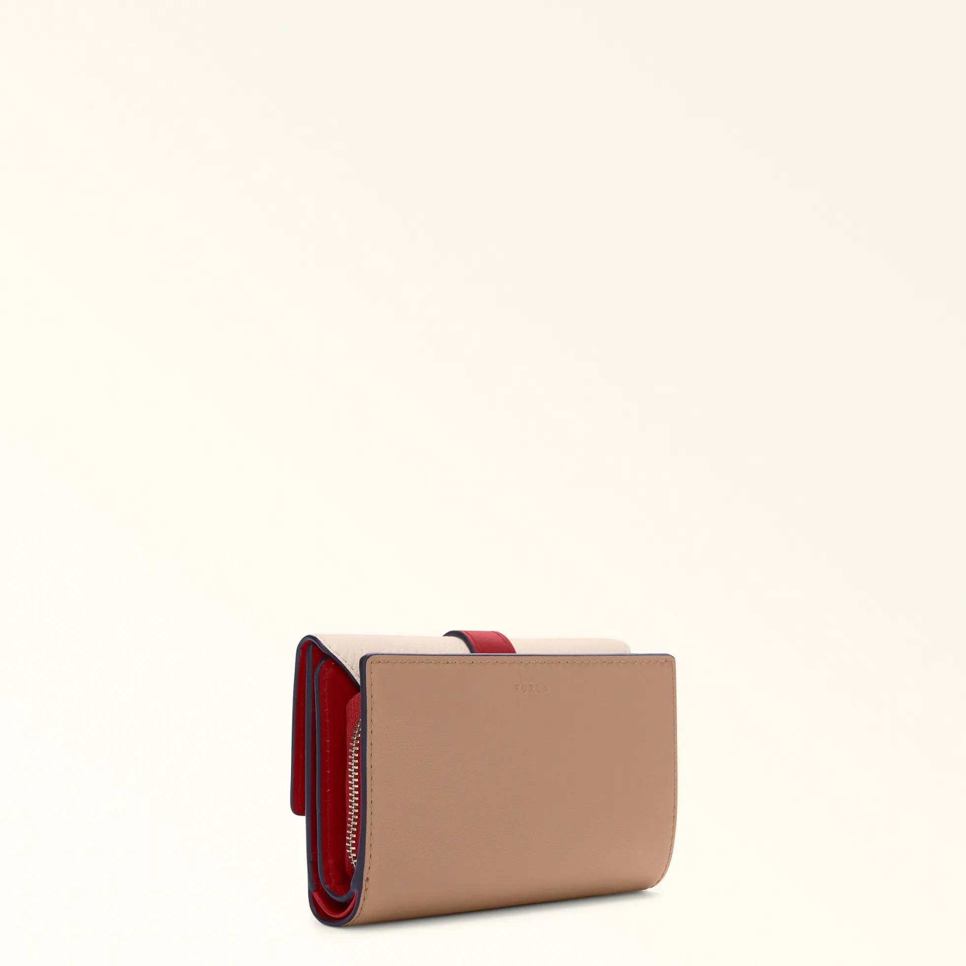 Furla Small Wallets|Wallets<Grazia Compact Wallet M azalea+greige+lacca