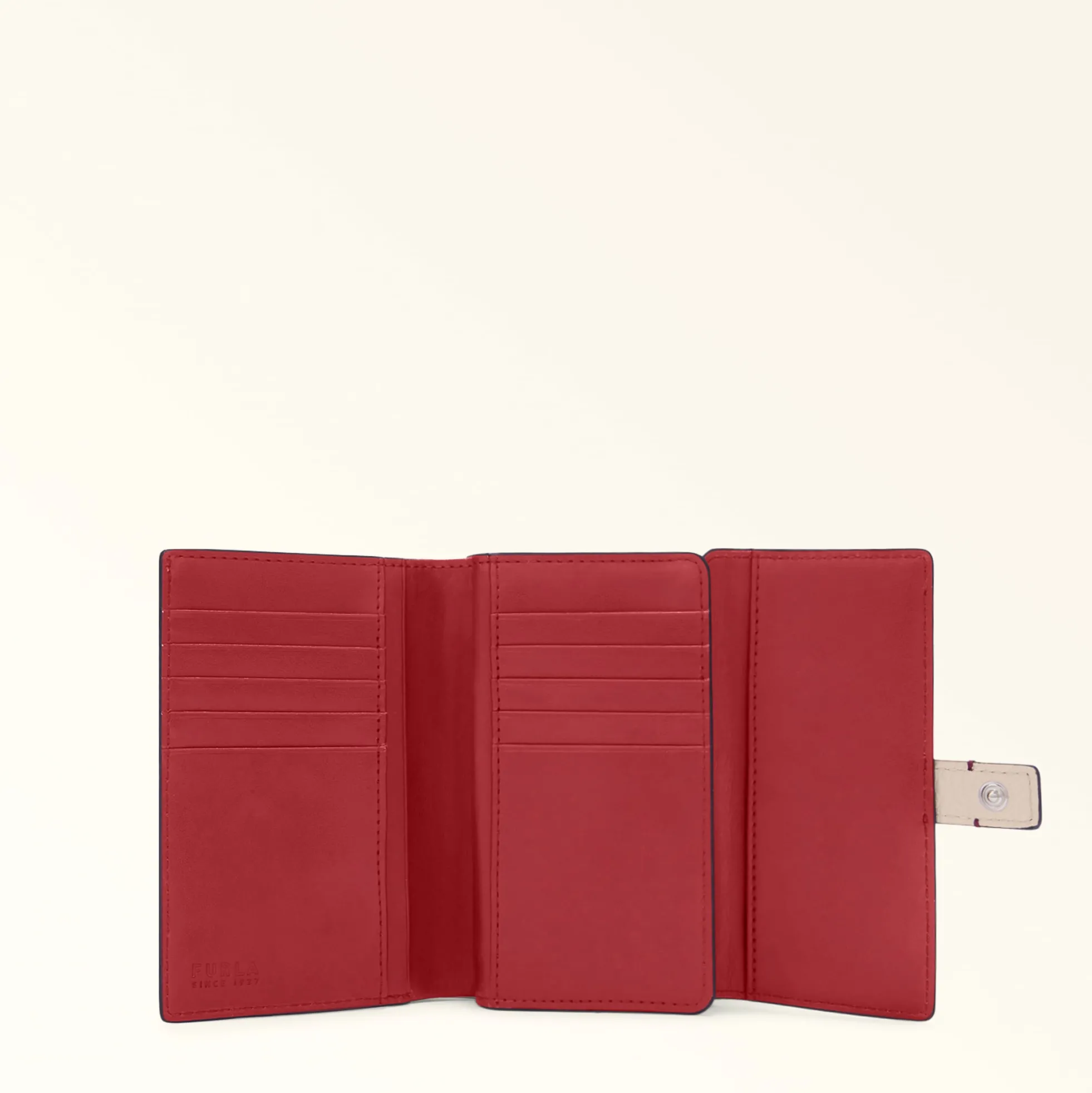 Furla Small Wallets|Wallets<Grazia Compact Wallet M azalea+greige+lacca
