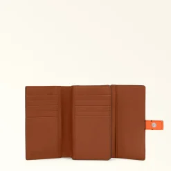 Furla Small Wallets|Wallets<Grazia Compact Wallet M paprika+panna+cognac h