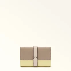 Furla Small Wallets|Wallets<Grazia Compact Wallet M stucco gray+freesia+azalea