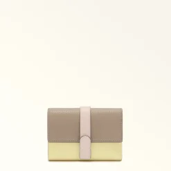 Furla Small Wallets|Wallets<Grazia Compact Wallet M stucco gray+freesia+azalea