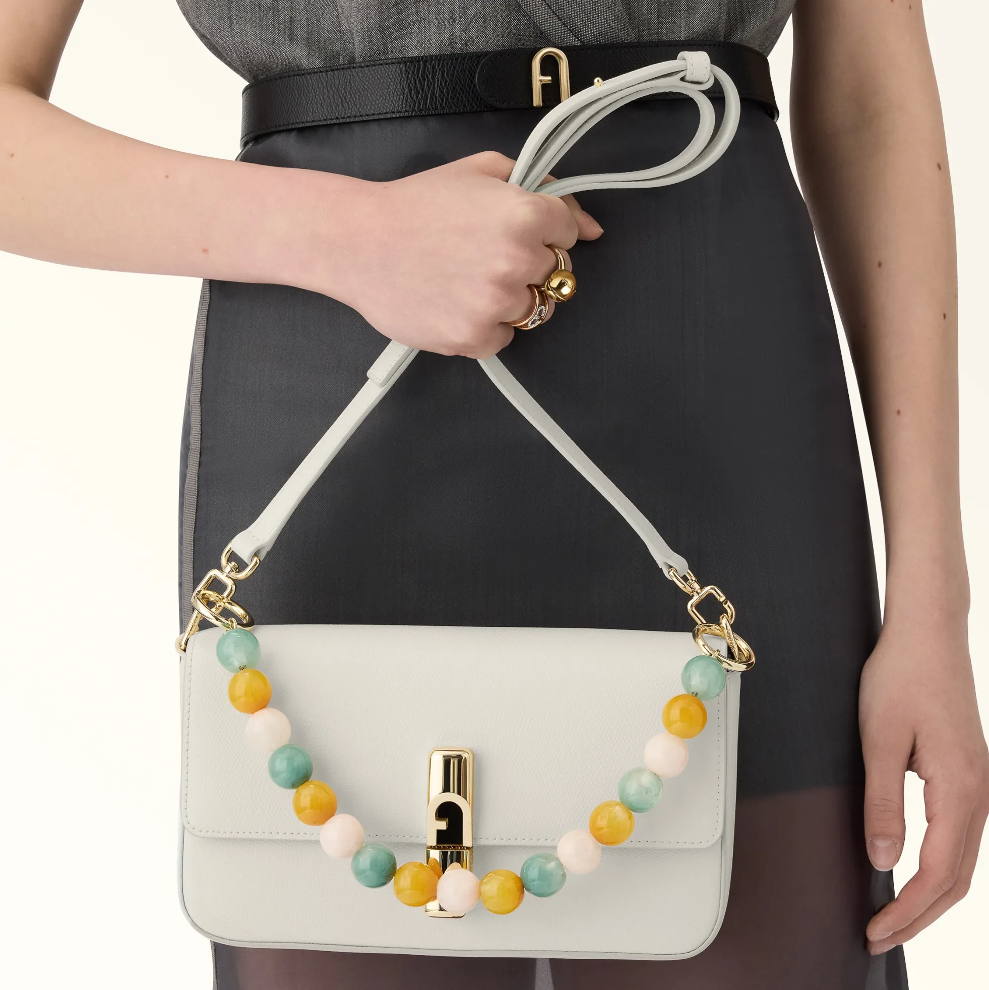Furla Shoulder Bags|Crossbodies<Iride Crossbody S panna