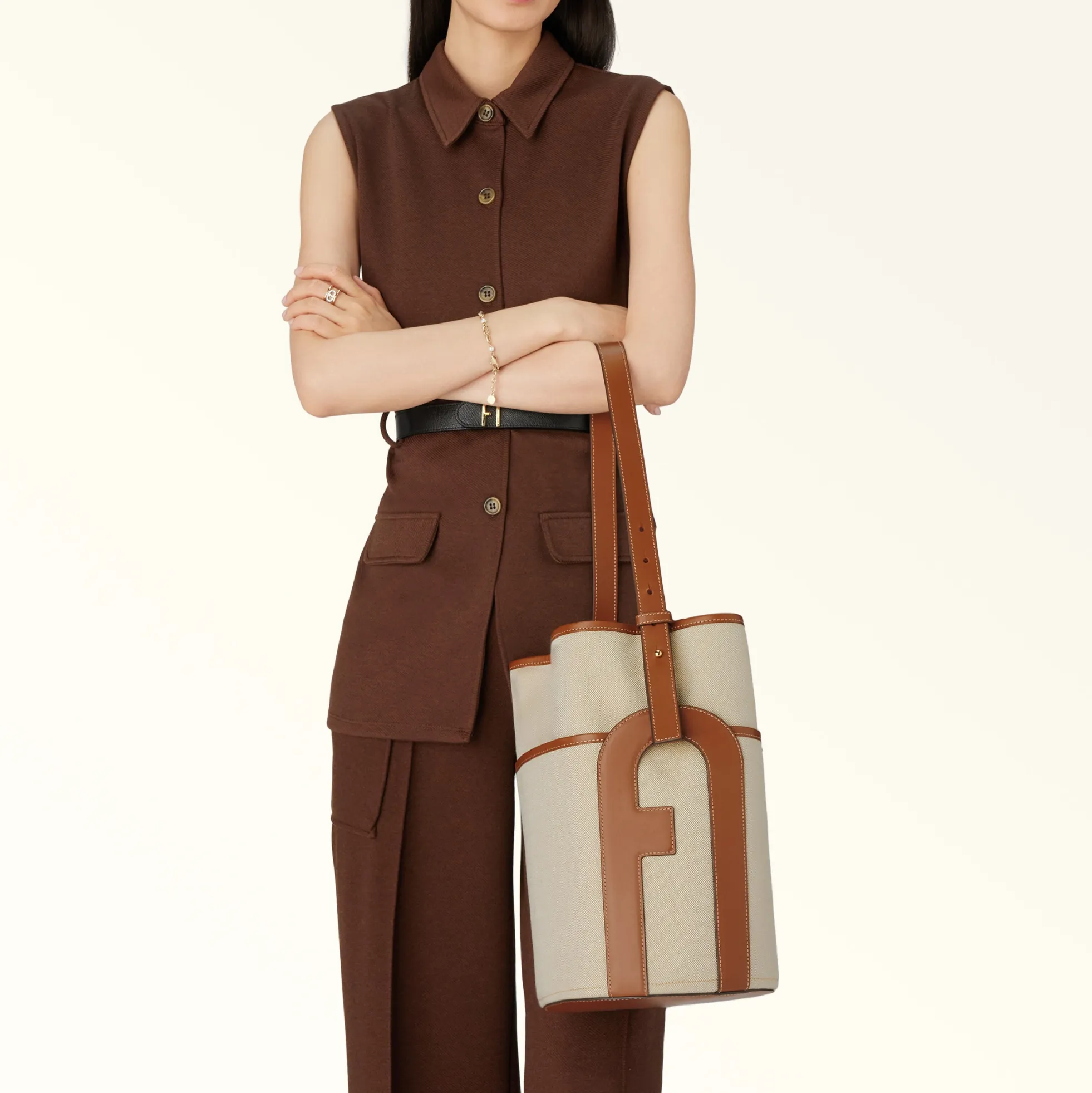 Furla Bucket Bags|Shoulder Bags<Lido Bucket Bag M toni cognac
