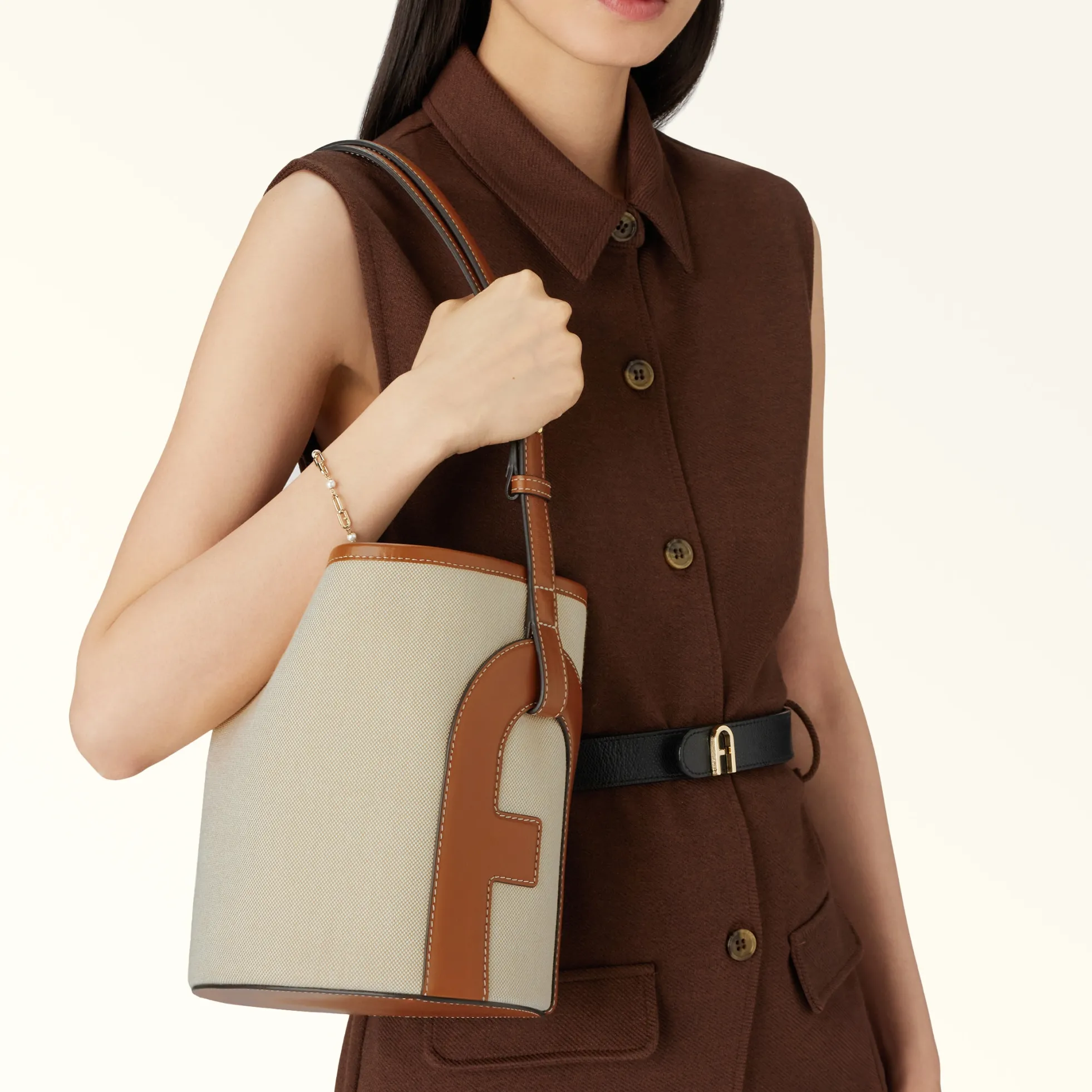 Furla Bucket Bags|Shoulder Bags<Lido Bucket Bag S toni cognac