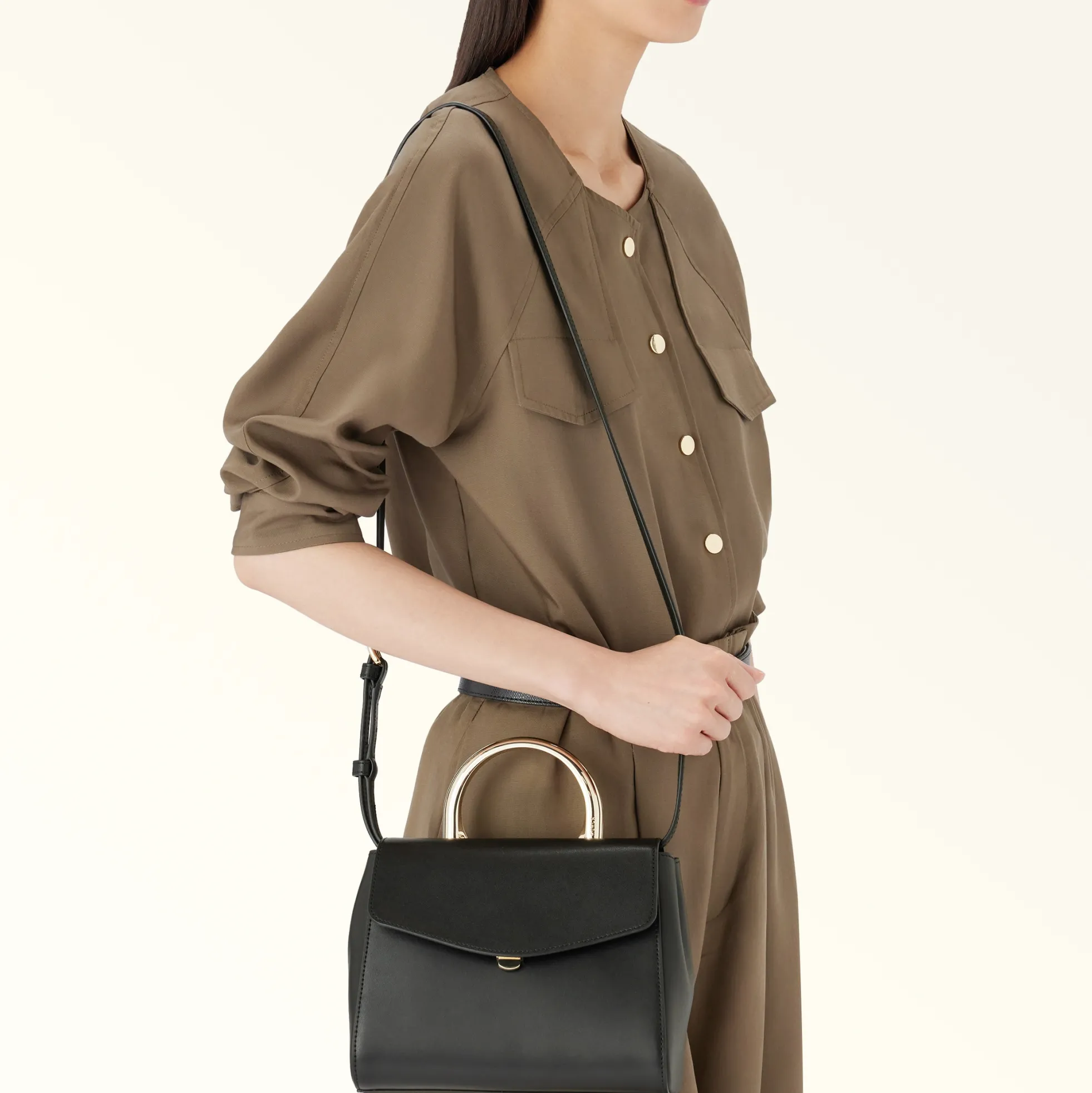 Furla Top Handles|Crossbodies<Meridiana Top Handle MINI nero