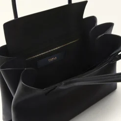 Furla Maxi Bags|Shoulder Bags<Meridiana Tote L nero+nero int.