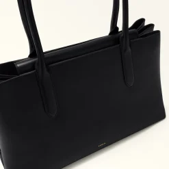 Furla Maxi Bags|Shoulder Bags<Meridiana Tote L nero+nero int.