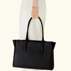 Furla Maxi Bags|Shoulder Bags<Meridiana Tote L nero+nero int.