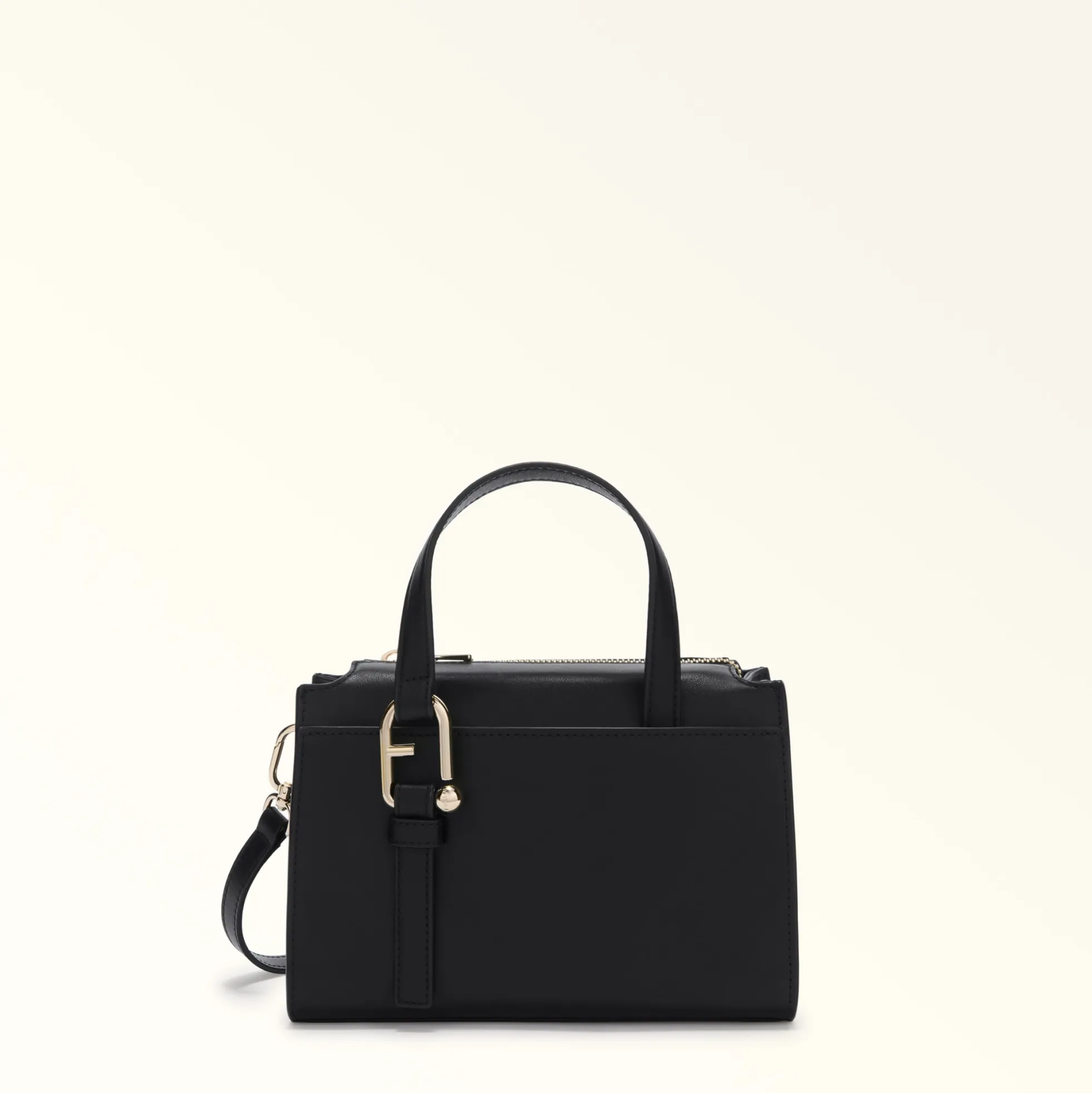 Furla The Black Bag Edit|Top Handles<Nuvola Boston Bag S nero