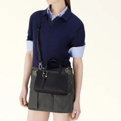 Furla The Black Bag Edit|Top Handles<Nuvola Boston Bag S nero