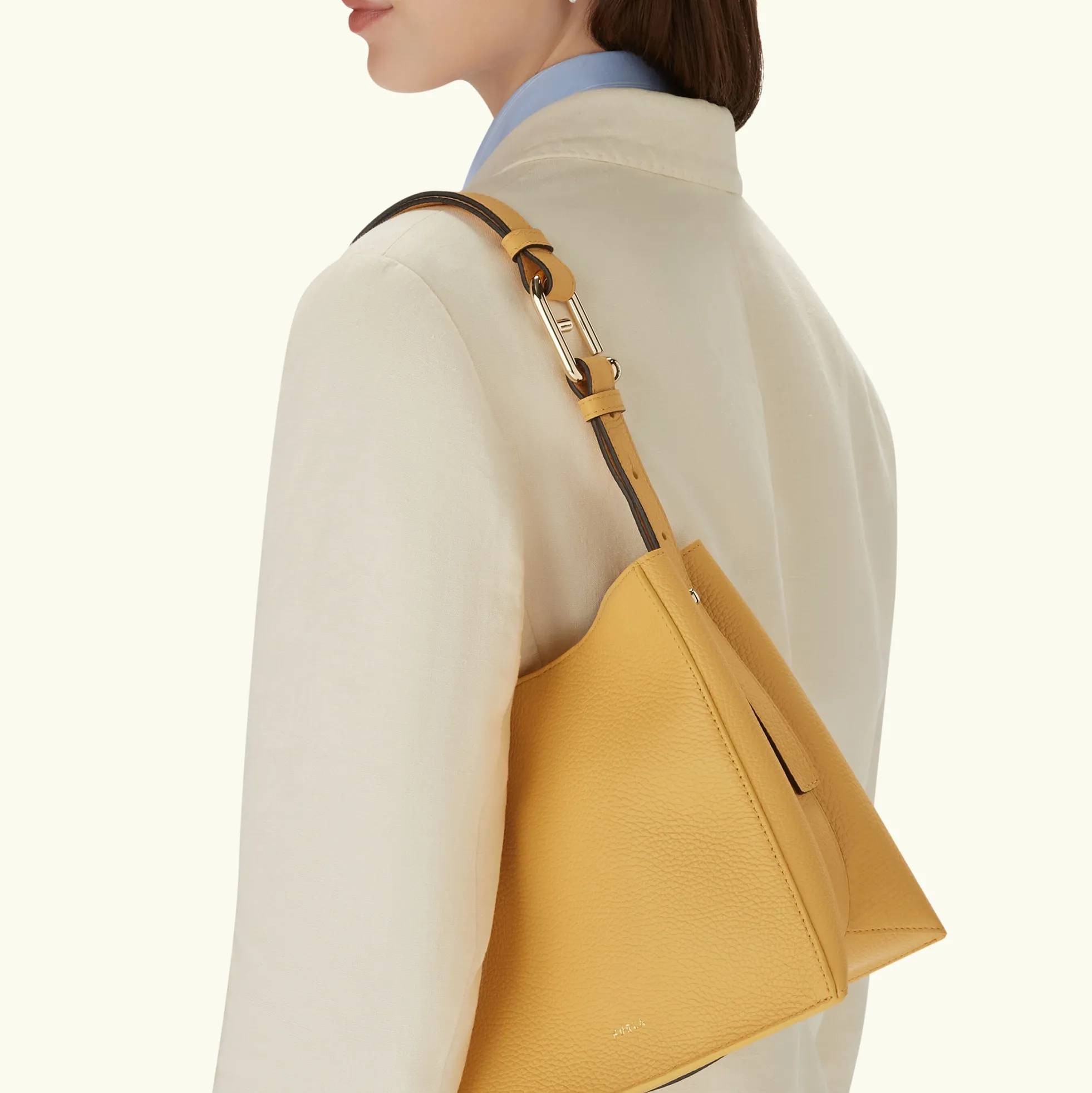 Furla Bucket Bags|Shoulder Bags<Nuvola Bucket Bag MINI crema