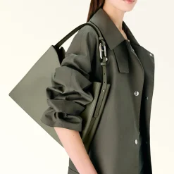 Furla Maxi Bags|Shoulder Bags<Nuvola Shoulder Bag L agave b