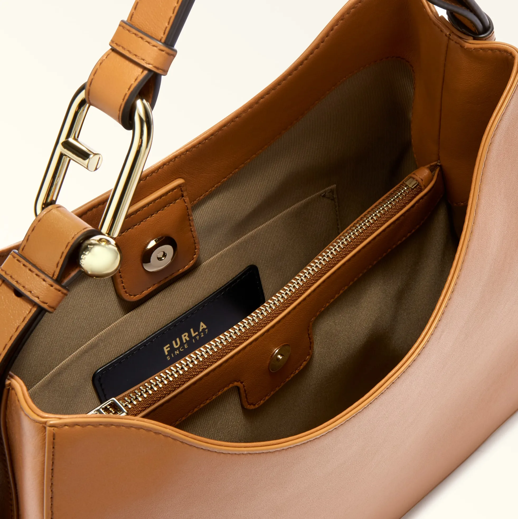 Furla Maxi Bags|Shoulder Bags<Nuvola Shoulder Bag L brandy