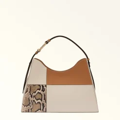 Furla Totes<Nuvola Shoulder Bag L toni brandy