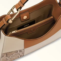 Furla Totes<Nuvola Shoulder Bag L toni brandy