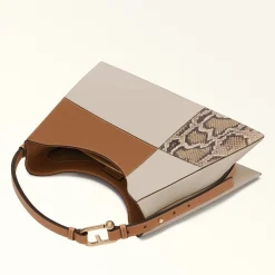 Furla Totes<Nuvola Shoulder Bag L toni brandy