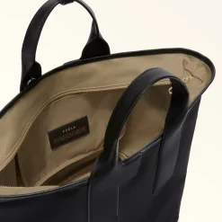 Furla Top Handles|Crossbodies<Piuma Tote L nero+vetiver