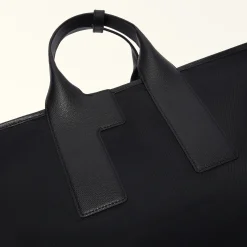 Furla Top Handles|Crossbodies<Piuma Tote L nero+vetiver